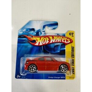 NIP Hot Wheels 2007 First Edition Short Card 1:64 Die Cast Dodge Charger SRT8